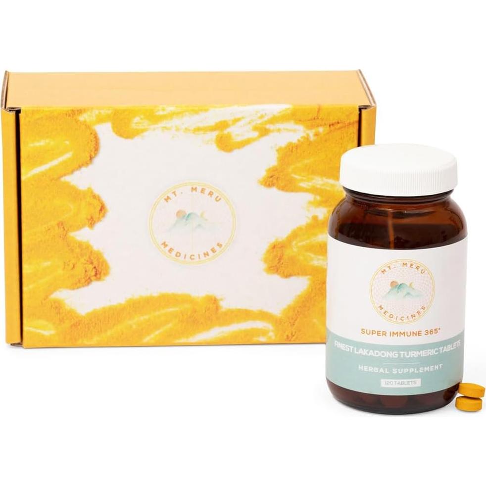 Suplemento Vegano de Cúrcuma Lakadong 120 Tabletas - Alta Curcumina