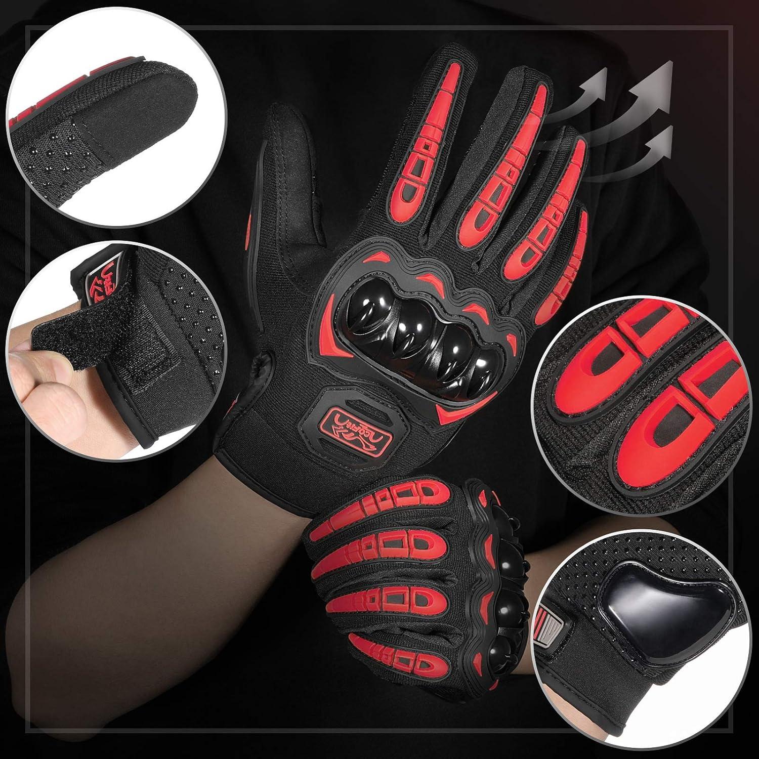 Guantes de Motocicleta COFIT XXL Transpirables y Antideslizantes
