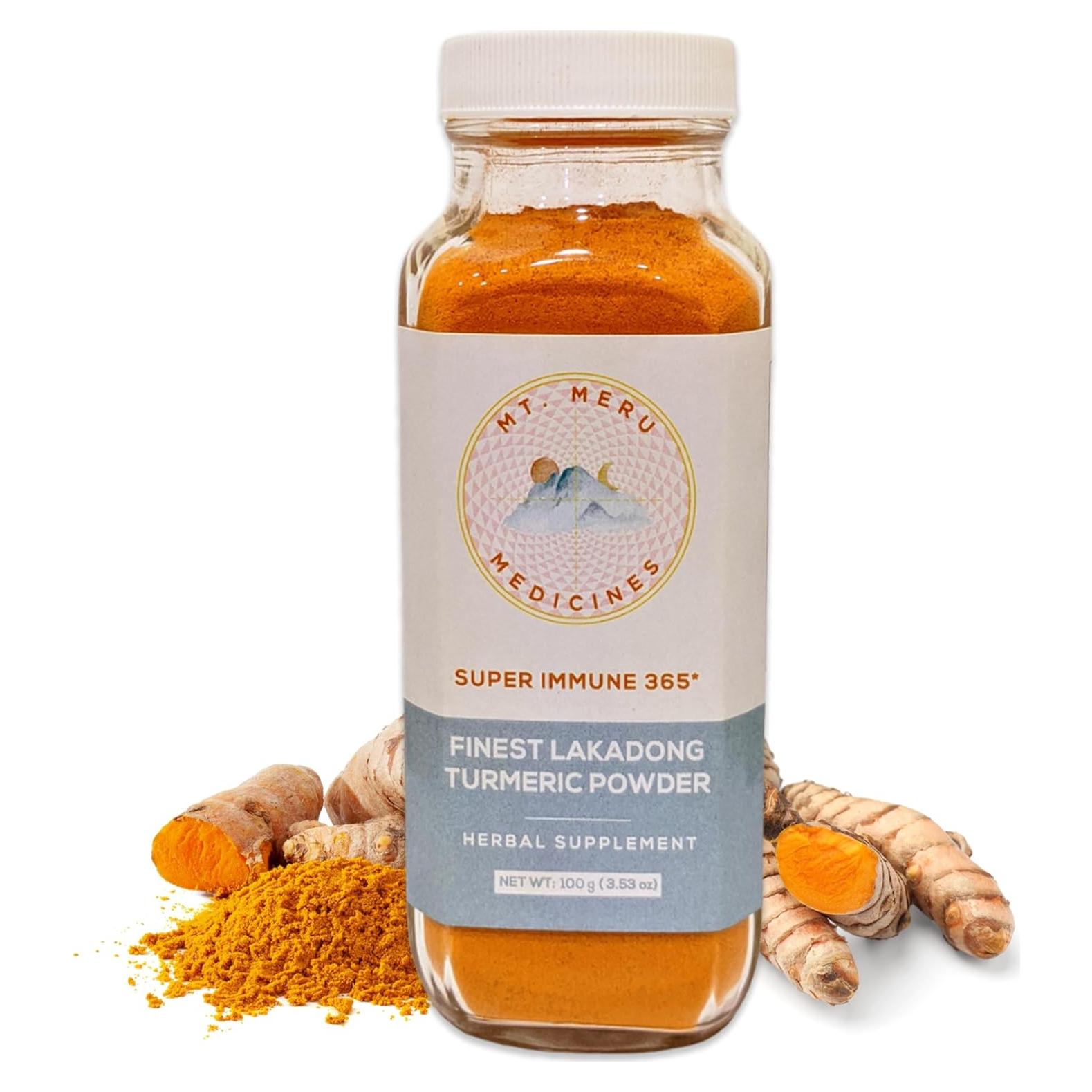 Polvo de Cúrcuma Lakadong YogaSun 100g - No OGM, Alto en Curcumina