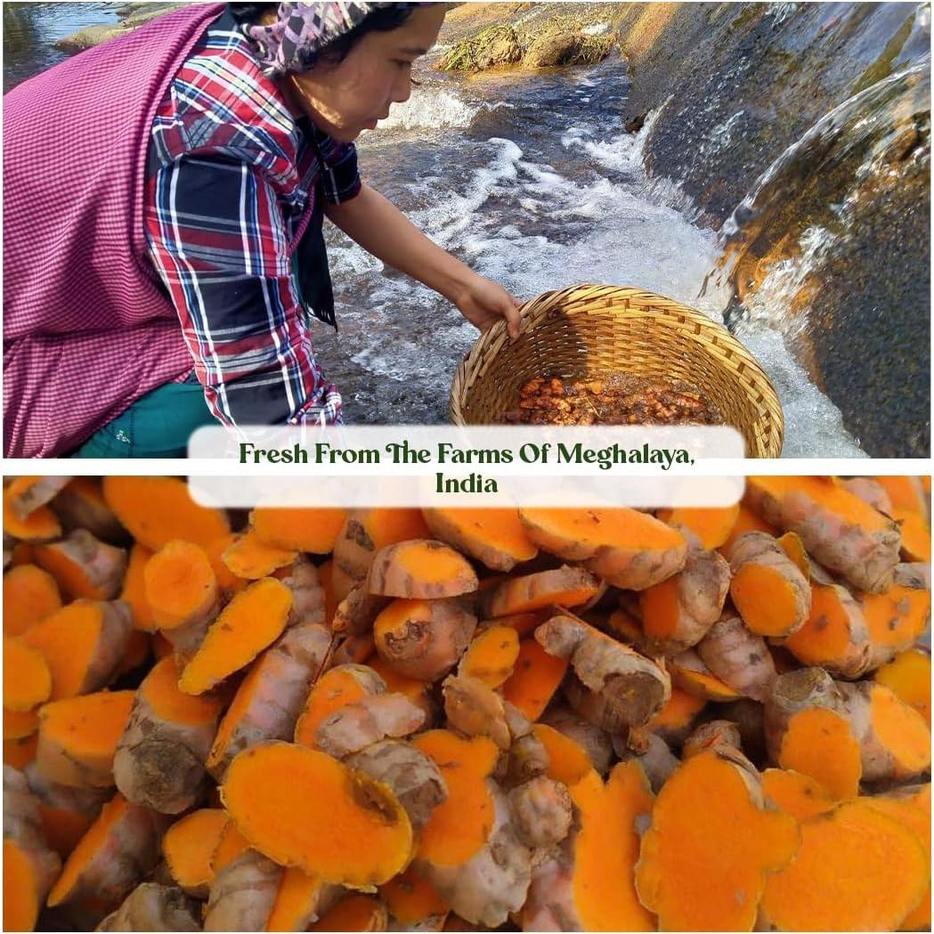 Polvo de Cúrcuma Lakadong YogaSun 100g - No OGM, Alto en Curcumina