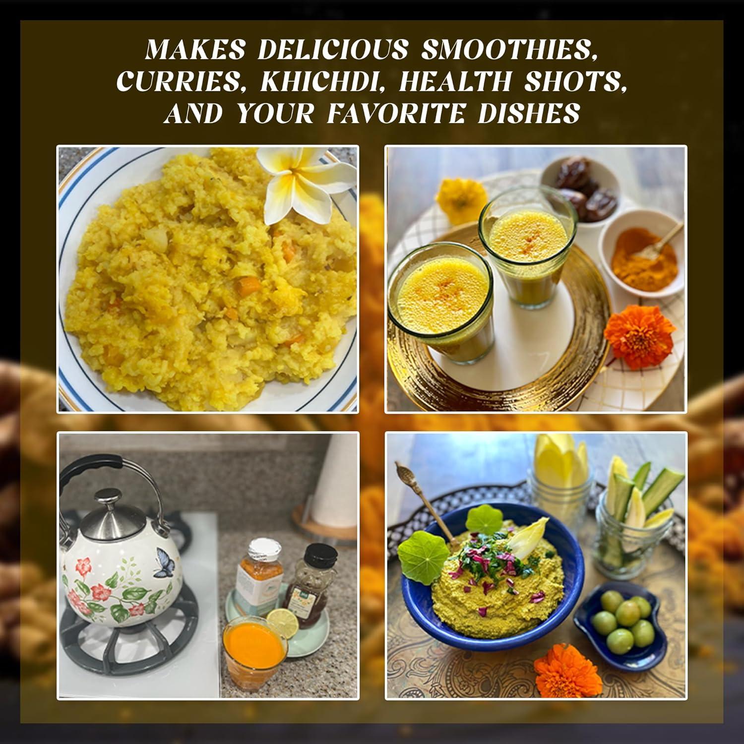 Polvo de Cúrcuma Lakadong YogaSun 100g - No OGM, Alto en Curcumina