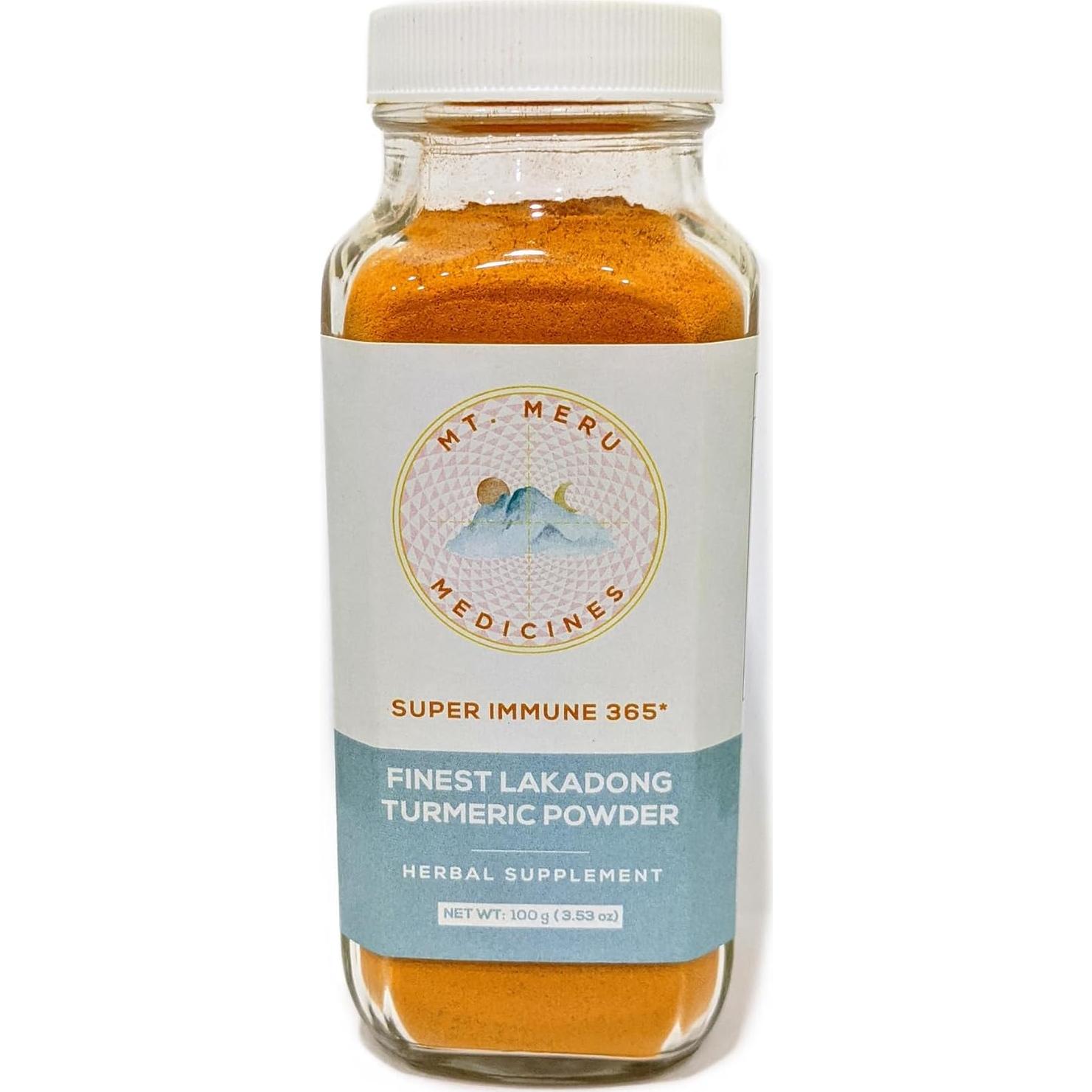 Polvo de Cúrcuma Lakadong YogaSun 100g - No OGM, Alto en Curcumina