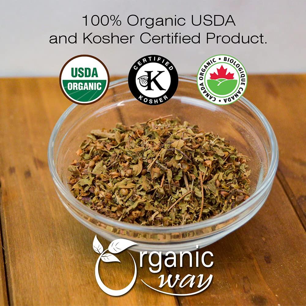 Tulsi Cortada y Tamizada Orgánica Forma - 454 g - Albahaca Sagrada