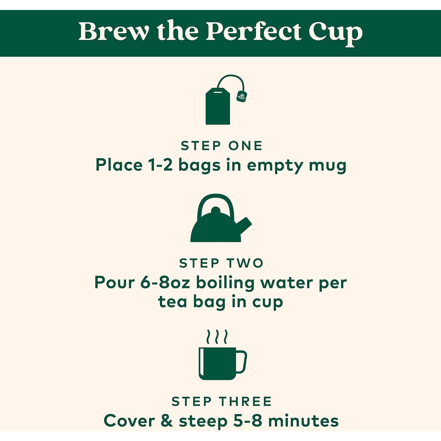 Té Herbal Tulsi ORGANIC INDIA - Albahaca Sagrada, 108 Bolsitas