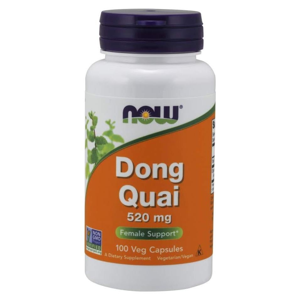 Dong Quai 520mg 100 Cápsulas Now Foods - Sin Gluten