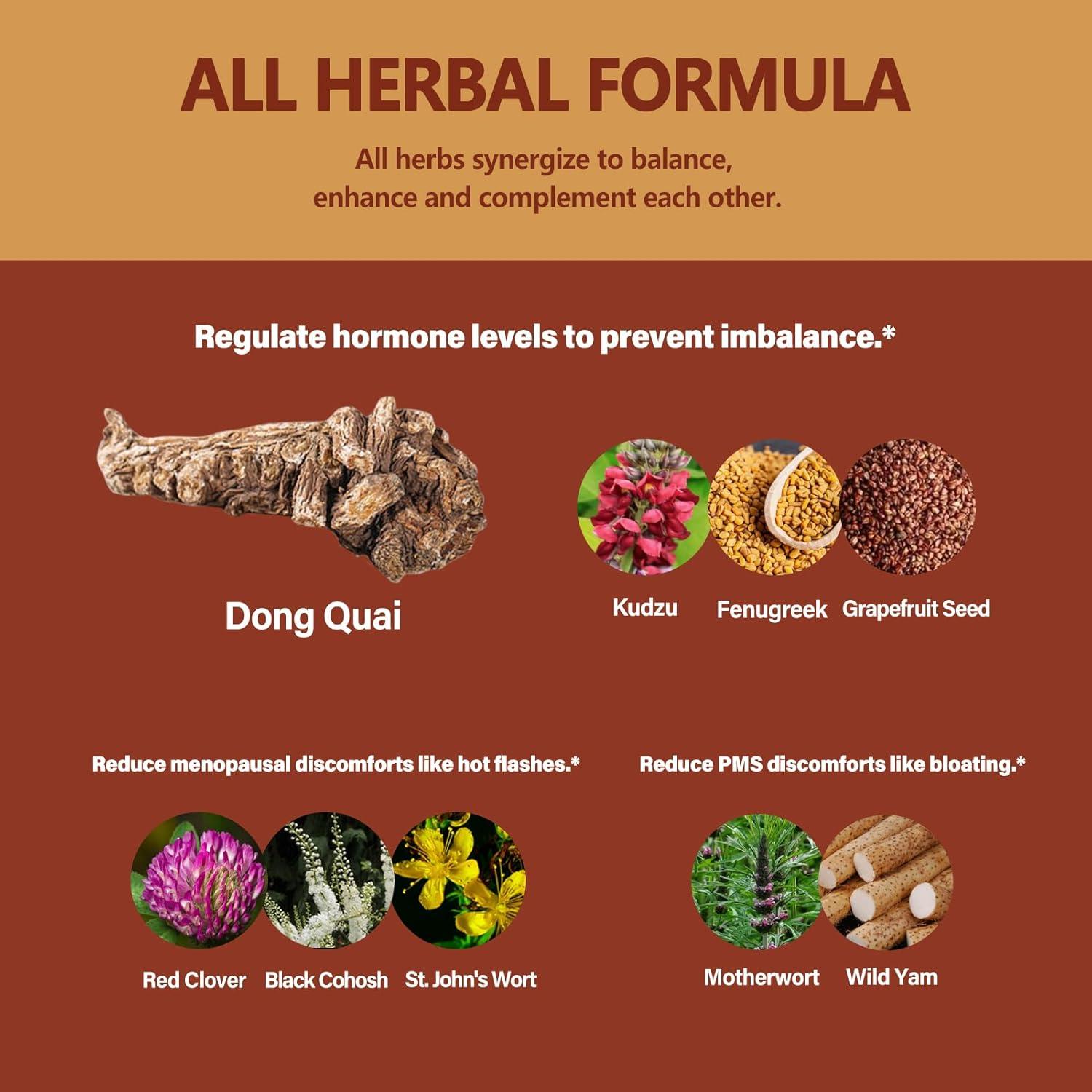 Suplemento Líquido de Dong Quai Eubrition 60 ml - Alivio Menopausia y SPM