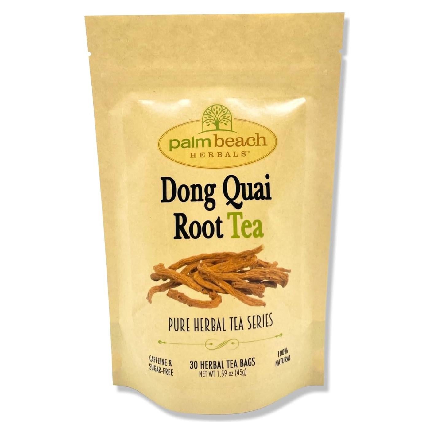 Té Herbal Puro Palm Beach - Raíz de Dong Quai 30 Bolsas