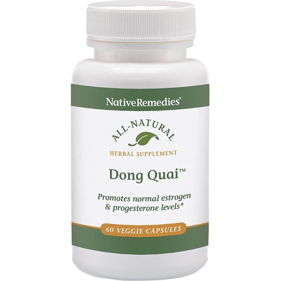 Dong Quai 2 Pack Native Remedies - Tónico Hormonal Femenino