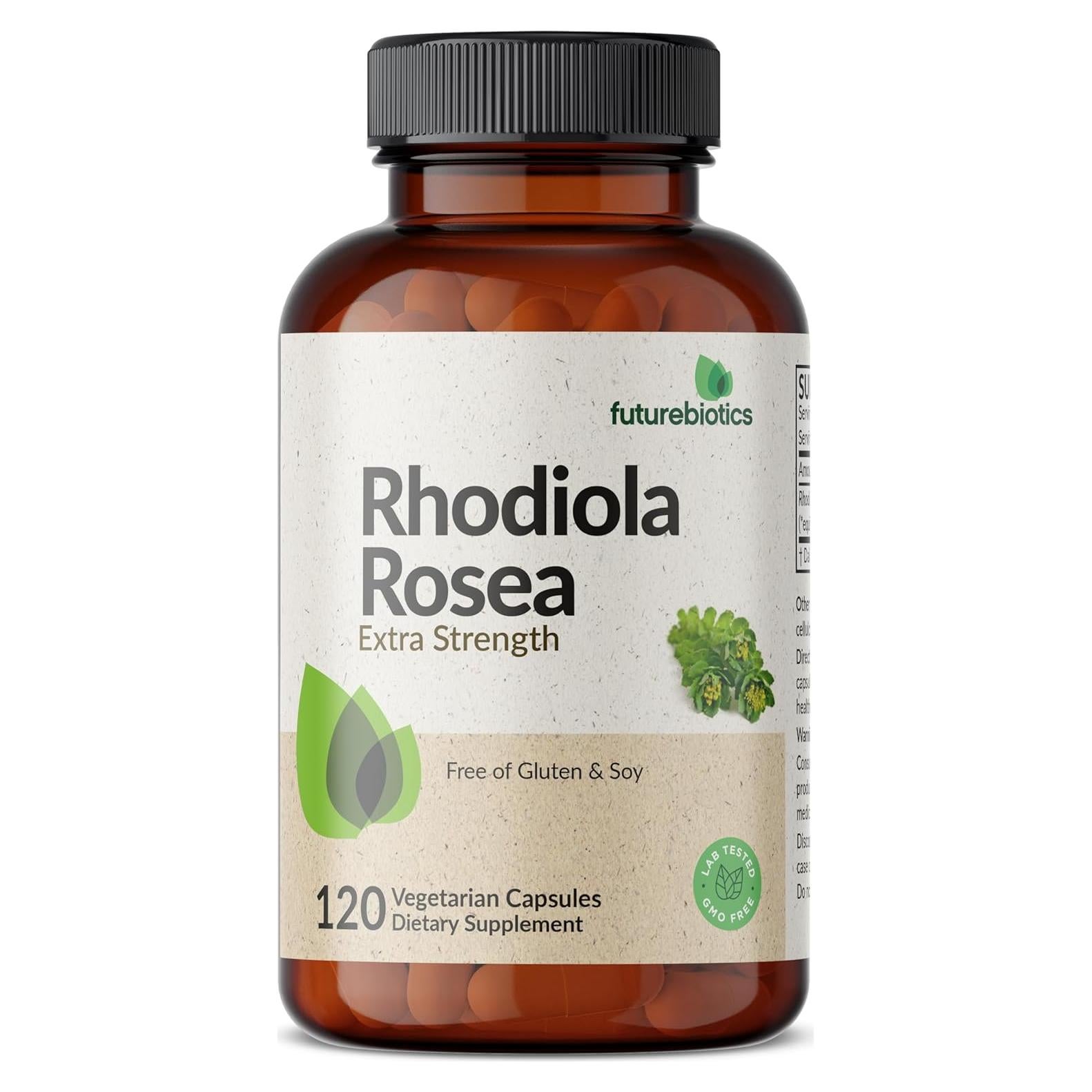 Futurebiotics Rhodiola Rosea 1000 MG Cápsulas Veganas 120 Unidades