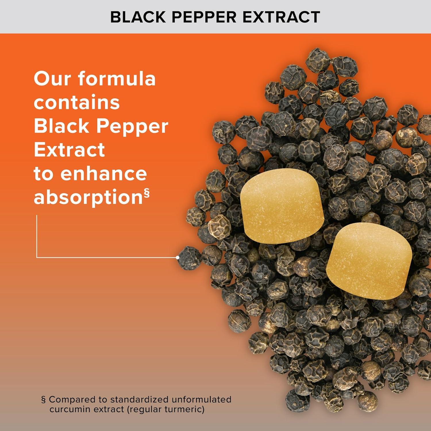 Gomitas de Cúrcuma y Jengibre Qunol, 90 Unidades, Salud Articulaciones