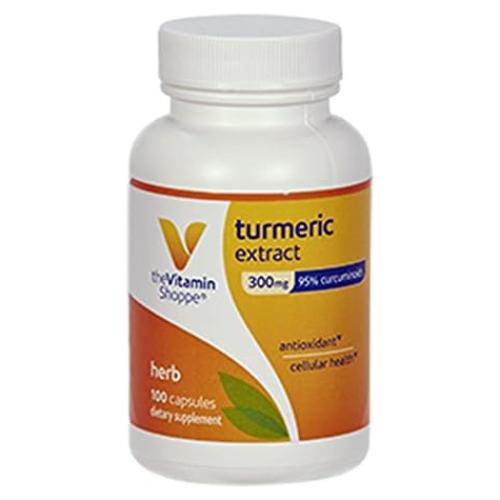 Extracto de Cúrcuma The Vitamin Shoppe 300mg 100 Cápsulas