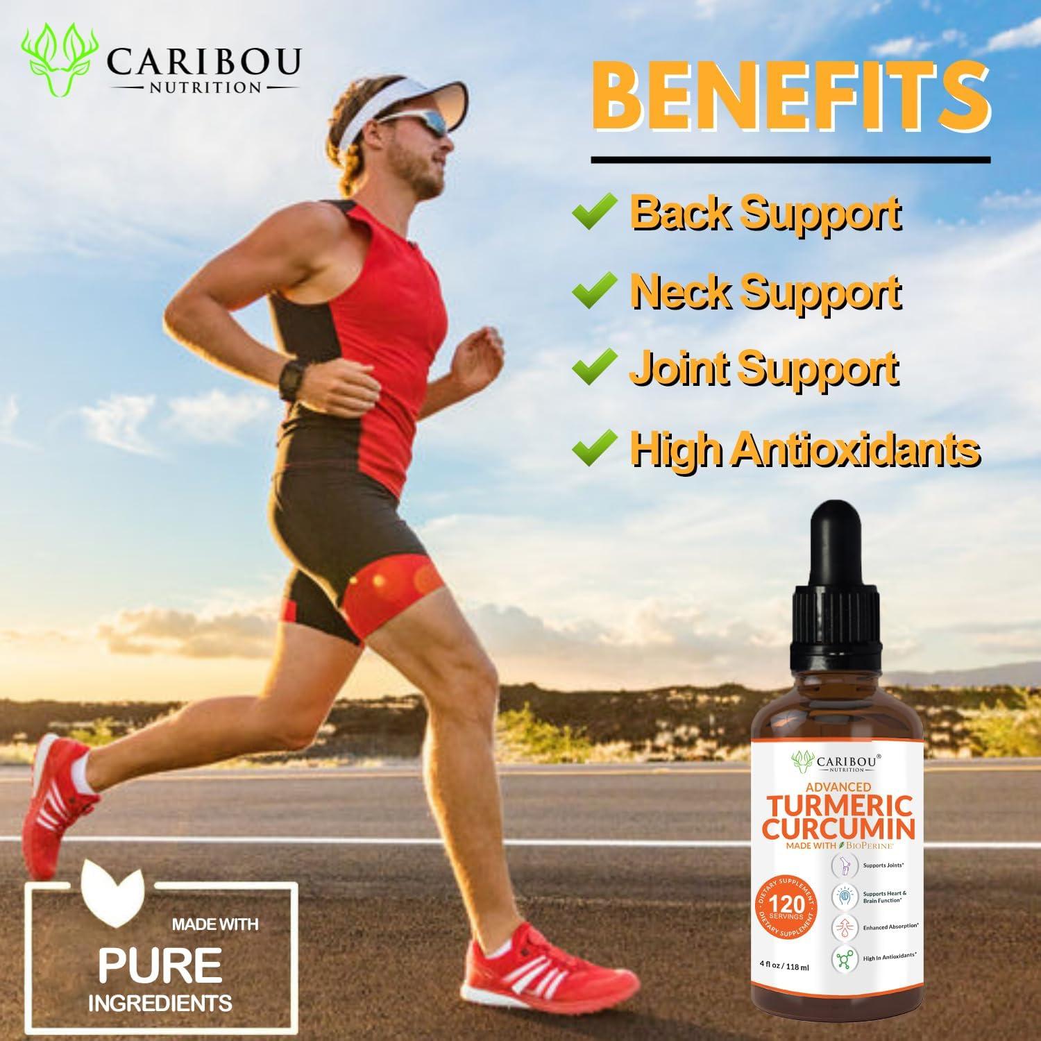 Suplemento de Cúrcuma Líquida Caribou Nutrition 120ml