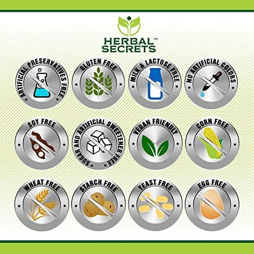 Suplemento de Cúrcuma y Curcumina Herbal Secrets 1000 mg 120 Cápsulas