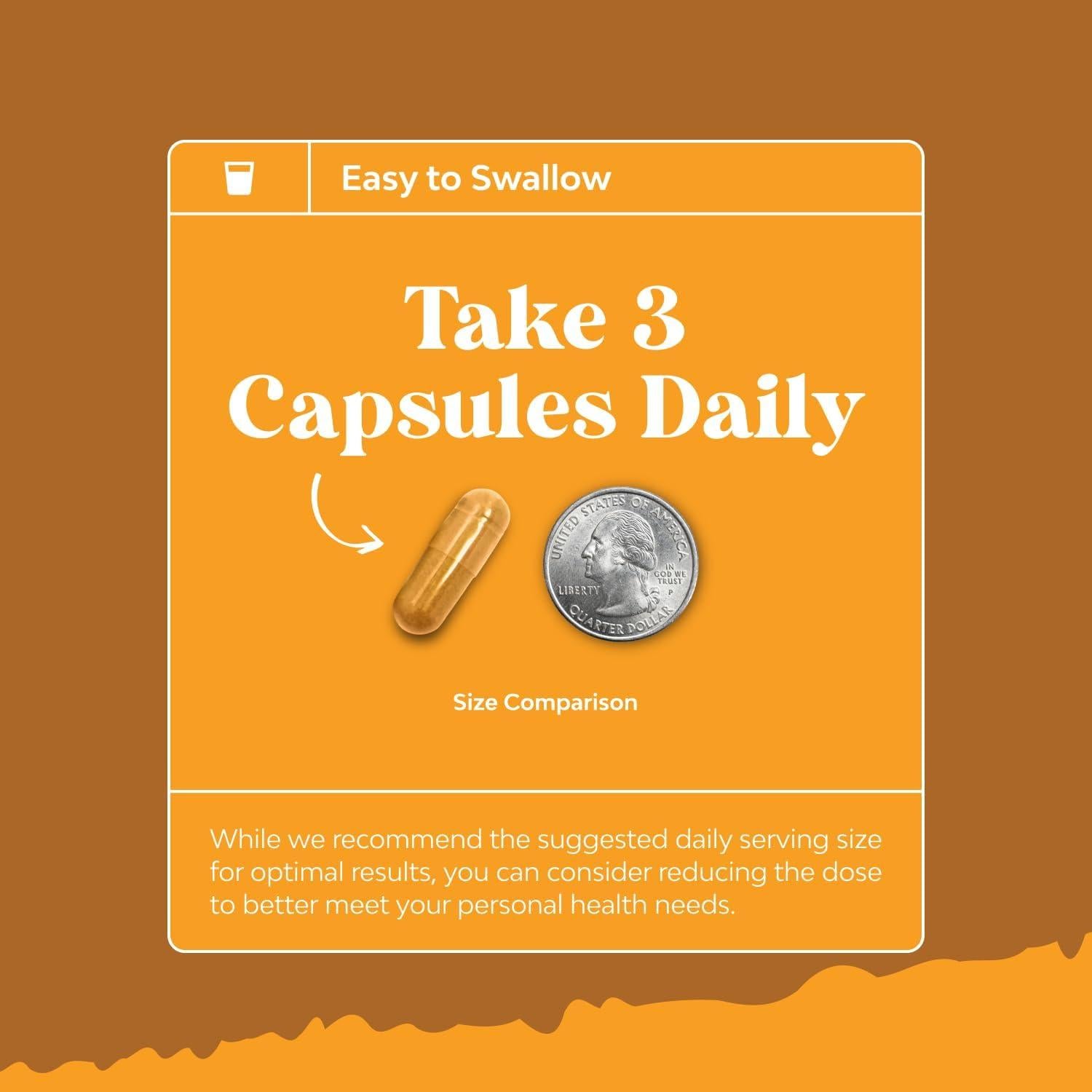 Cápsulas de Cúrcuma Curcumina Natures Craft 90 Unidades