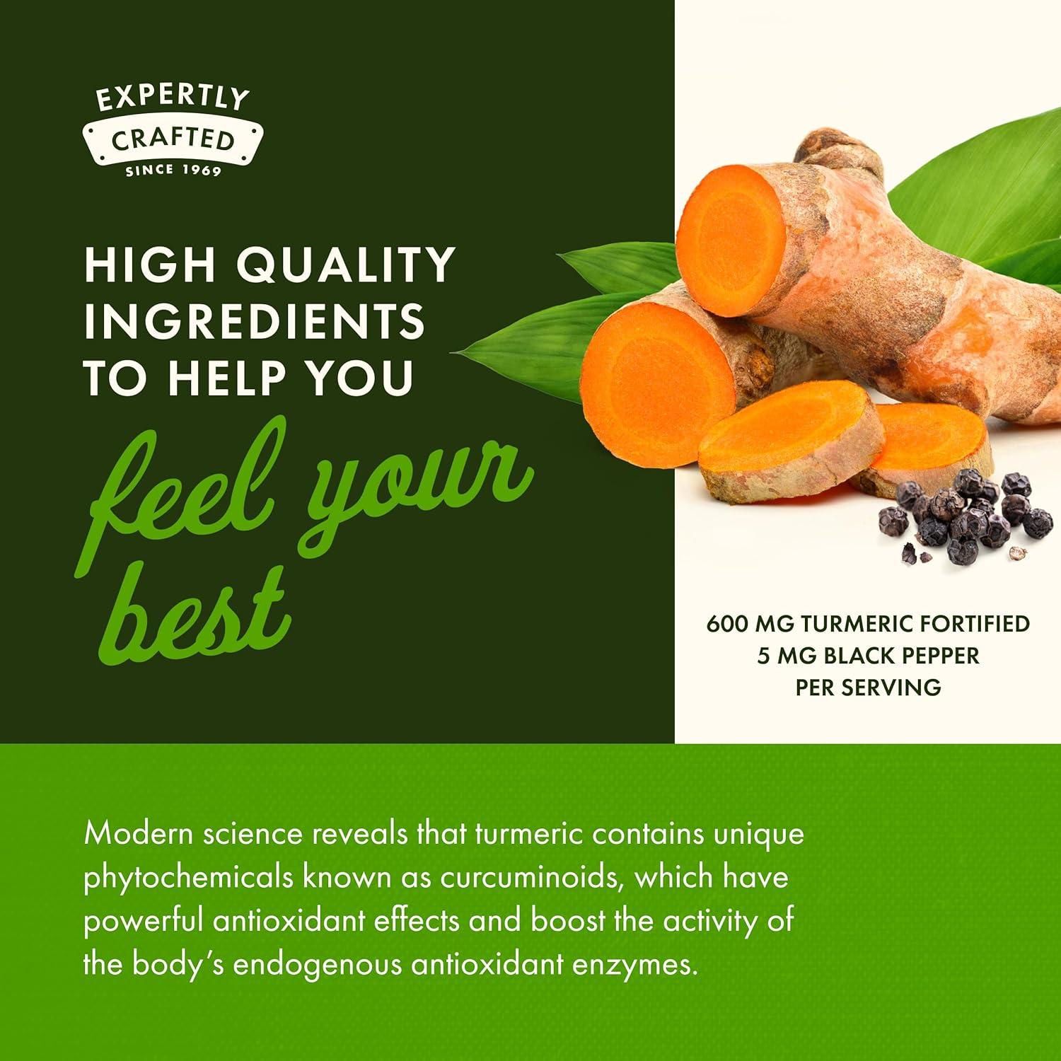 Suplemento de Cúrcuma y Pimienta Negra Swanson 60 Cápsulas