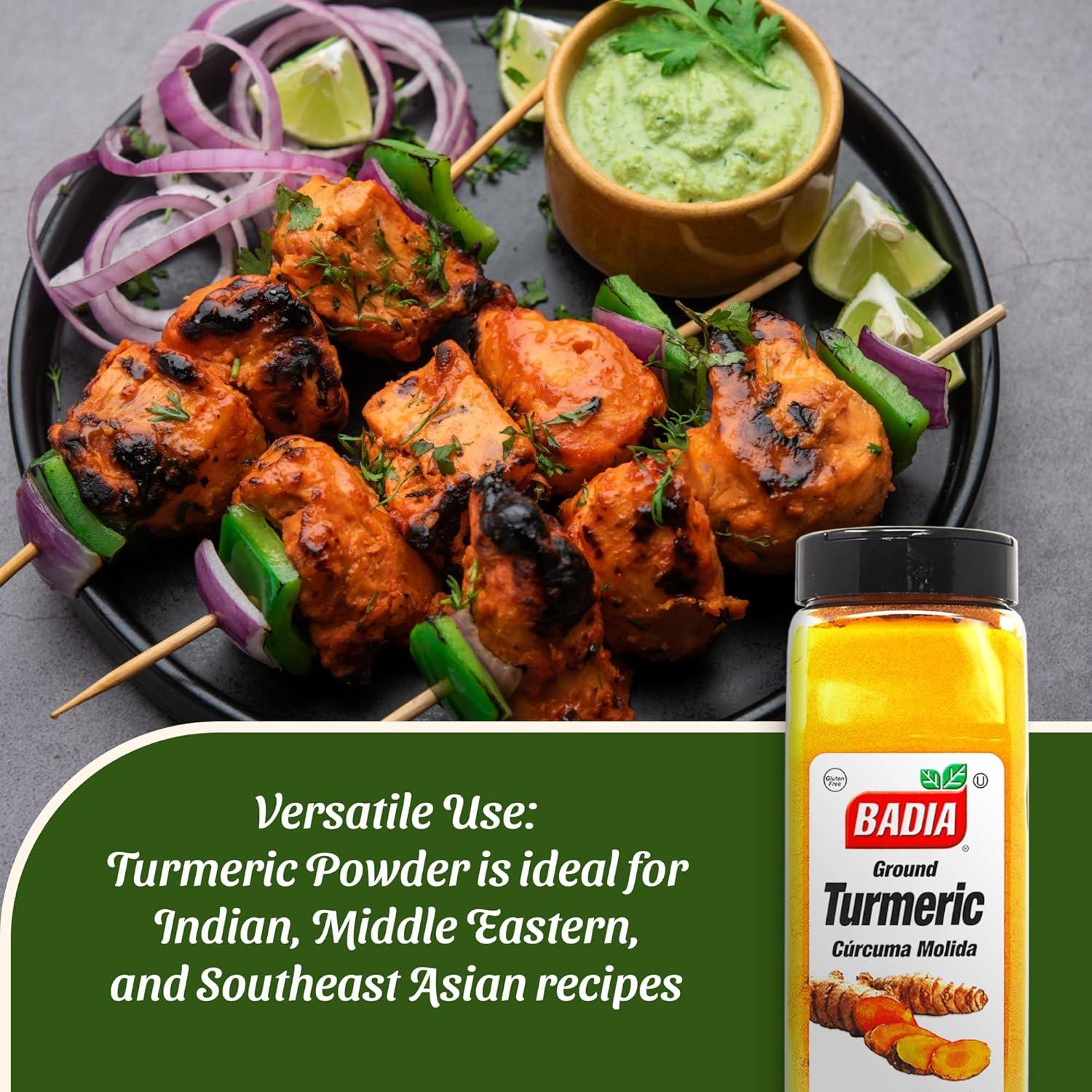 Polvo de Cúrcuma Molido Badia 453.6 g - Sazonador Premium