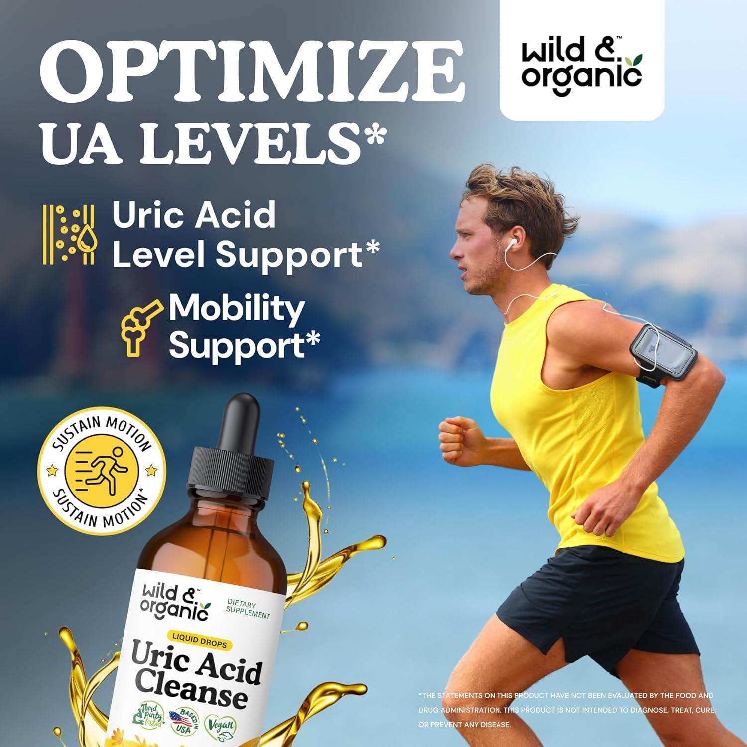 Gotas de Limpieza Ácido Úrico Silvestre y Orgánico 118 ml