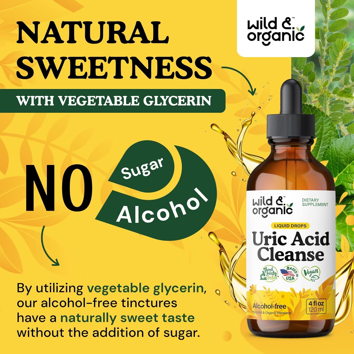 Gotas de Limpieza Ácido Úrico Silvestre y Orgánico 118 ml