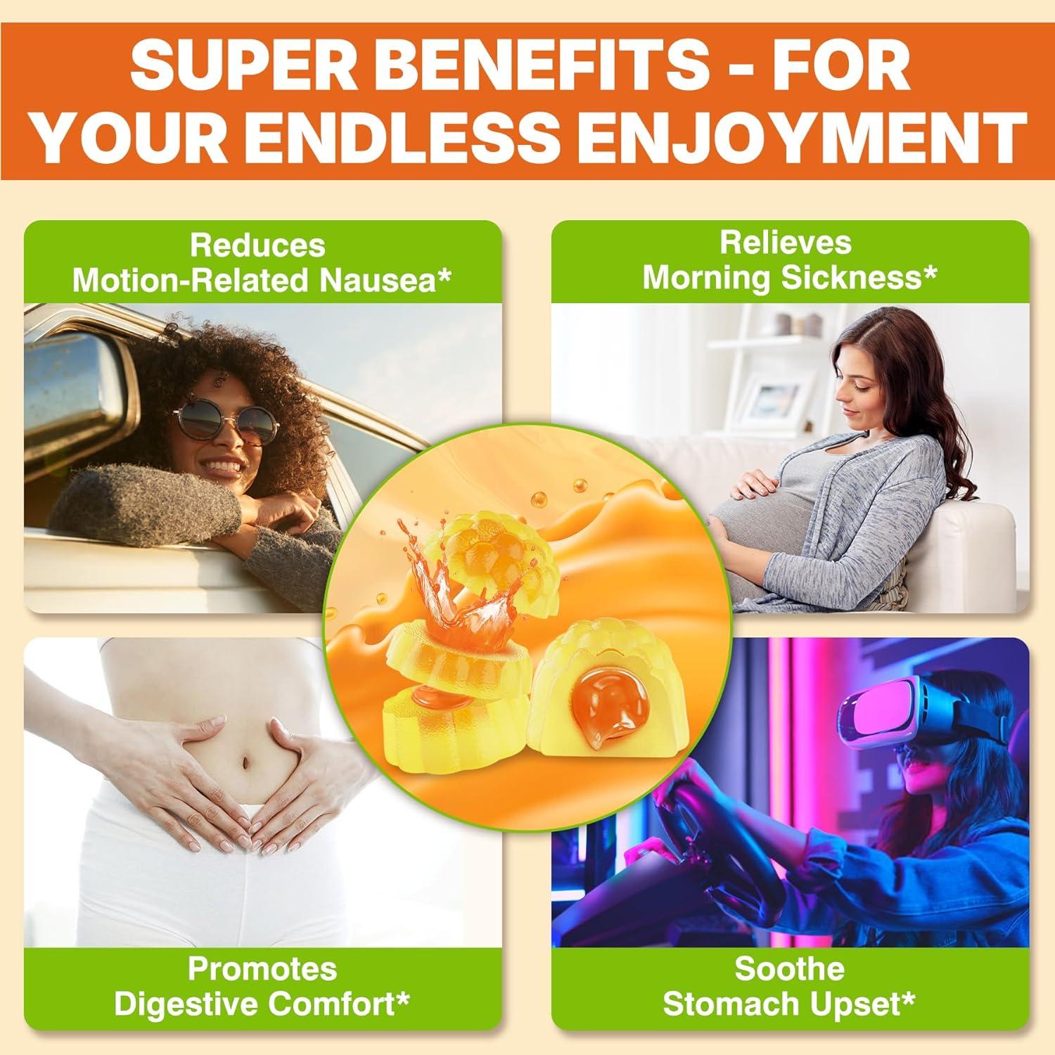 Gominolas de Jengibre y Cúrcuma LILICARE - 60 Unidades Sin Azúcar