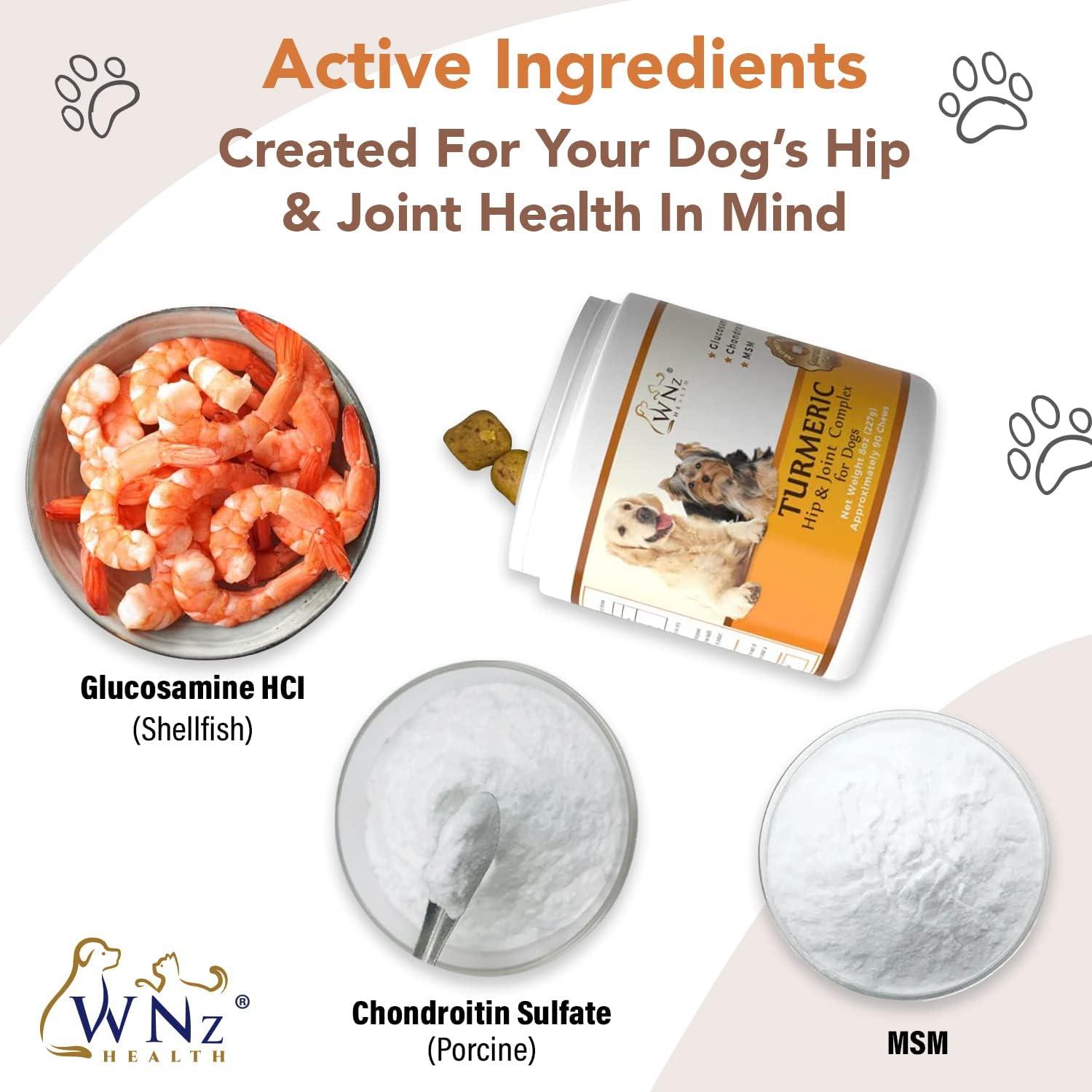 Chicles para Perros WetNozeHealth - Caderas y Articulaciones 90 Unidades