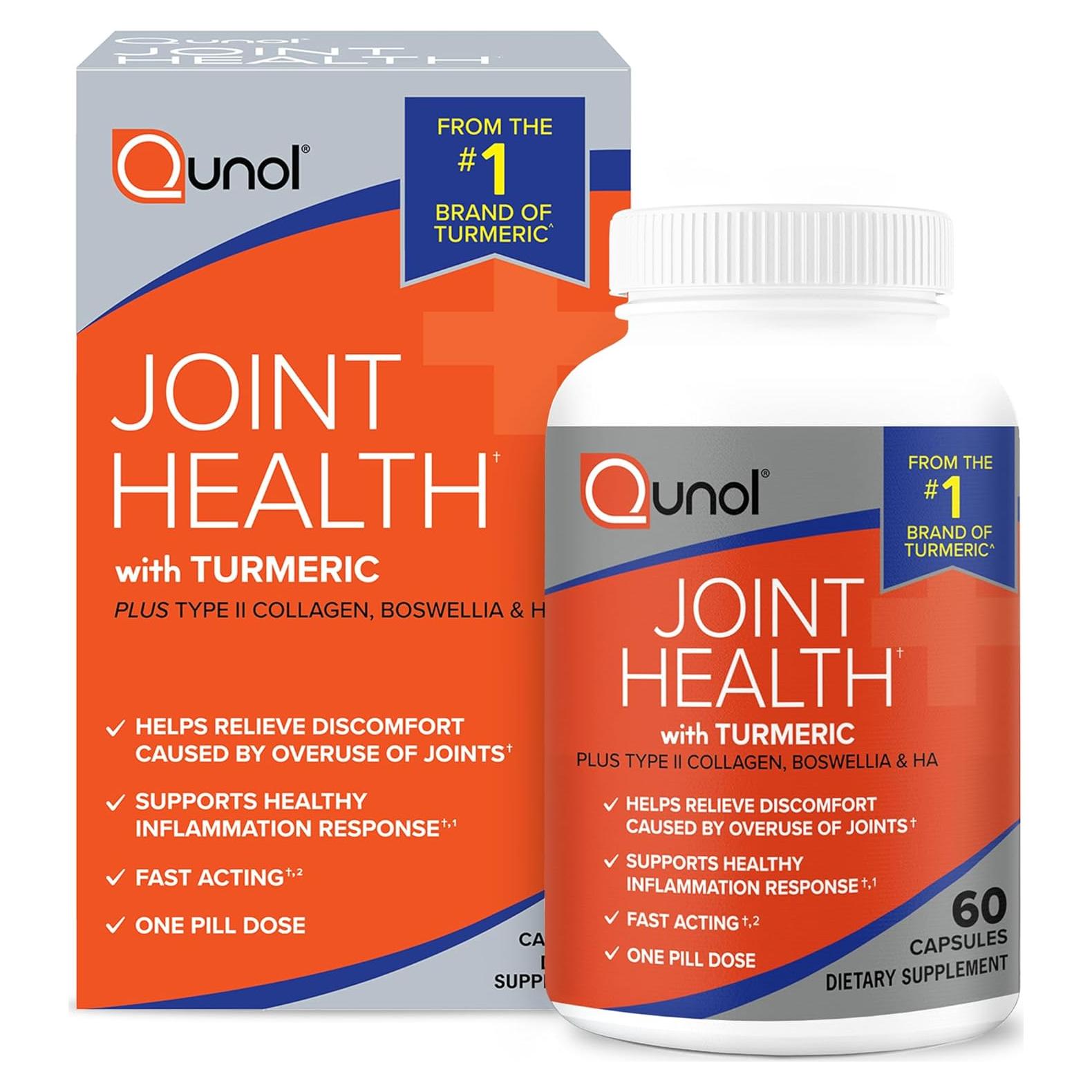 Suplemento Articular Qunol 5-en-1, 60 Cápsulas, Alivio Rápido