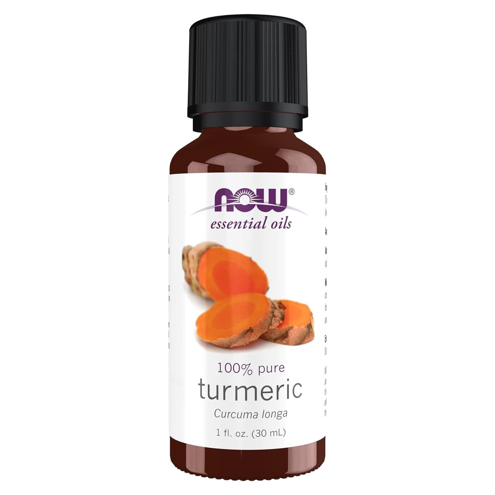 Aceite Esencial de Cúrcuma NOW Foods 100% Puro 29.57 ml