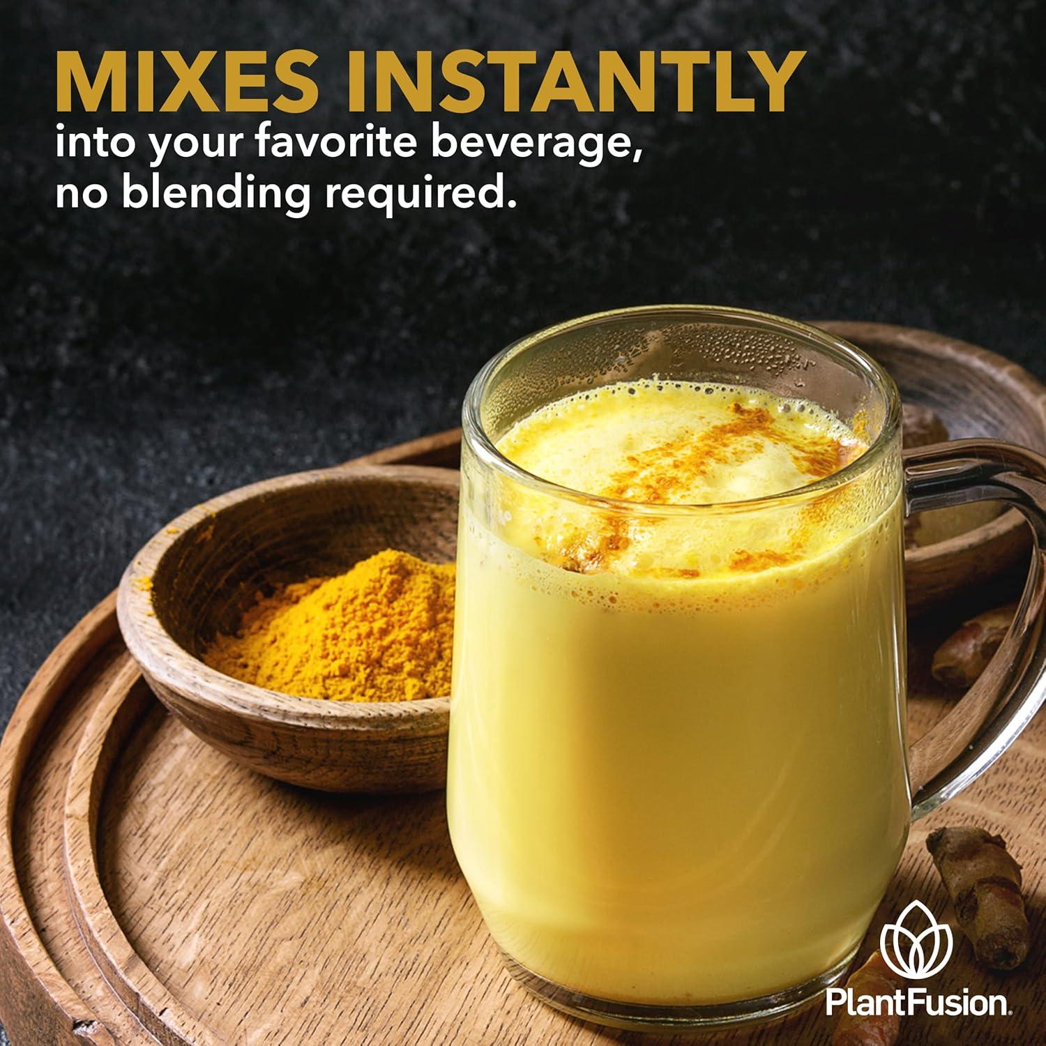 Mezcla de Bebida de Cúrcuma y Jengibre PlantFusion 134g