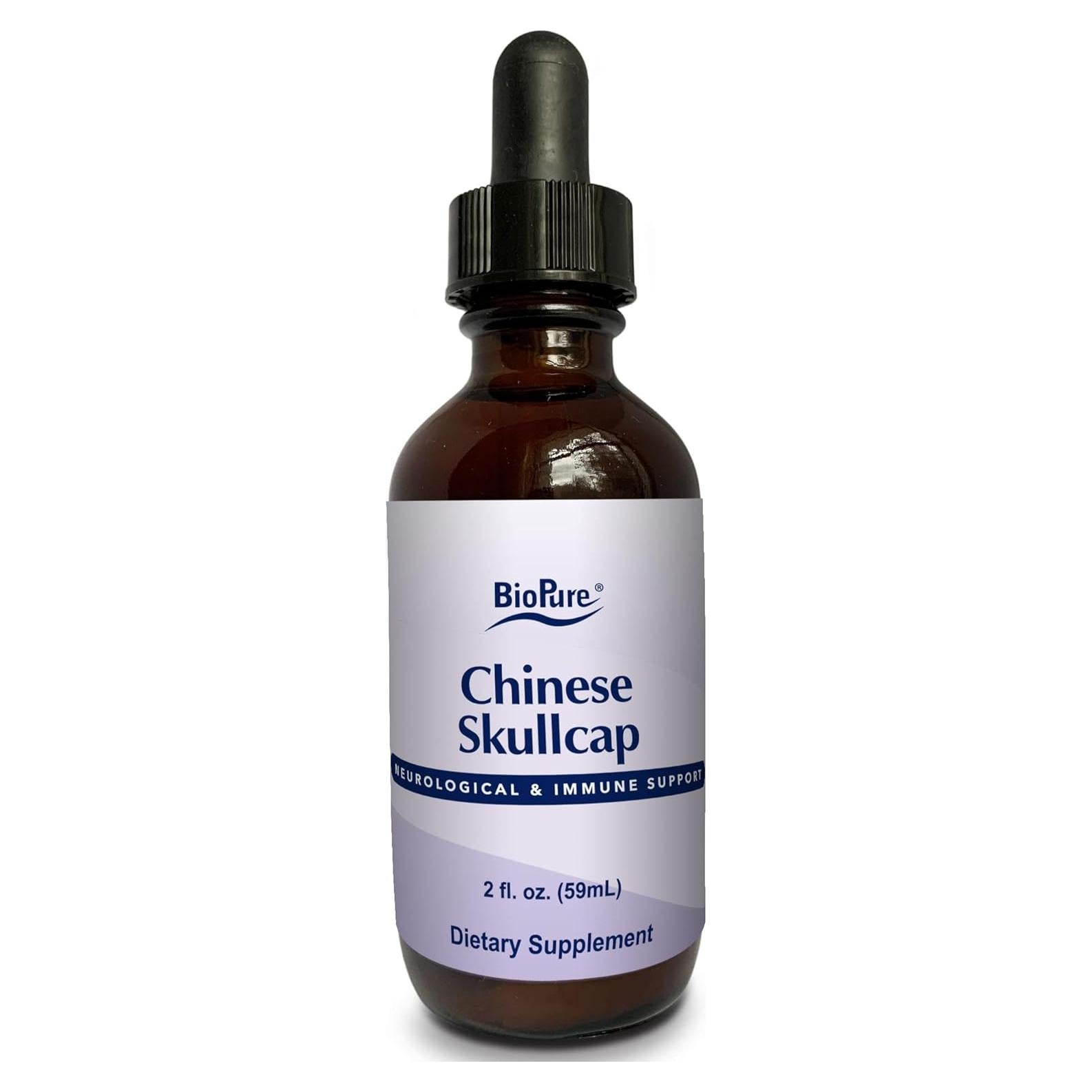 Tintura Herbal Skullcap Chino BioPure 59 mL - Apoyo Inmunológico y Neurológico