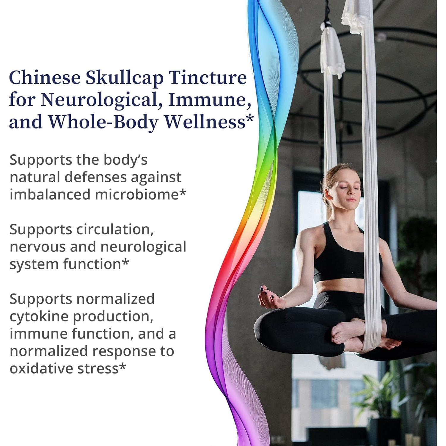 Tintura Herbal Skullcap Chino BioPure 59 mL - Apoyo Inmunológico y Neurológico