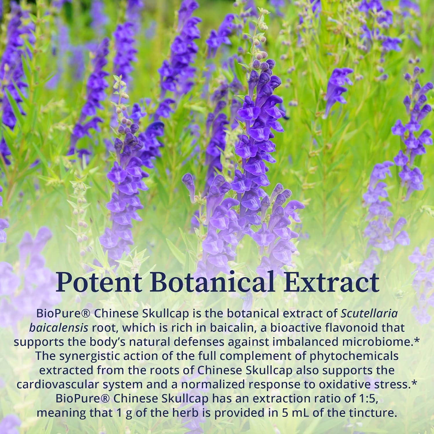 Tintura Herbal Skullcap Chino BioPure 59 mL - Apoyo Inmunológico y Neurológico