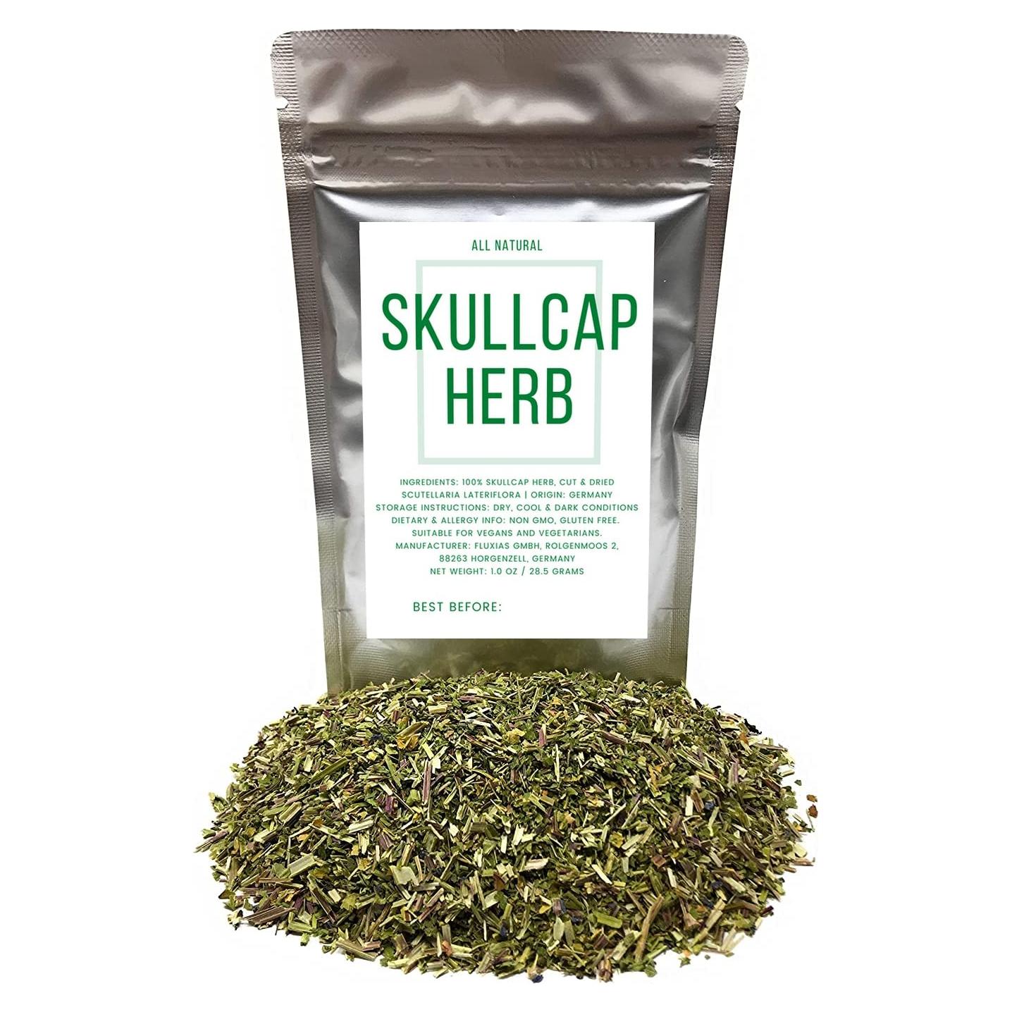 Hierba Scutellaria Lateriflora Scullcap Natural 28.5g Alemania