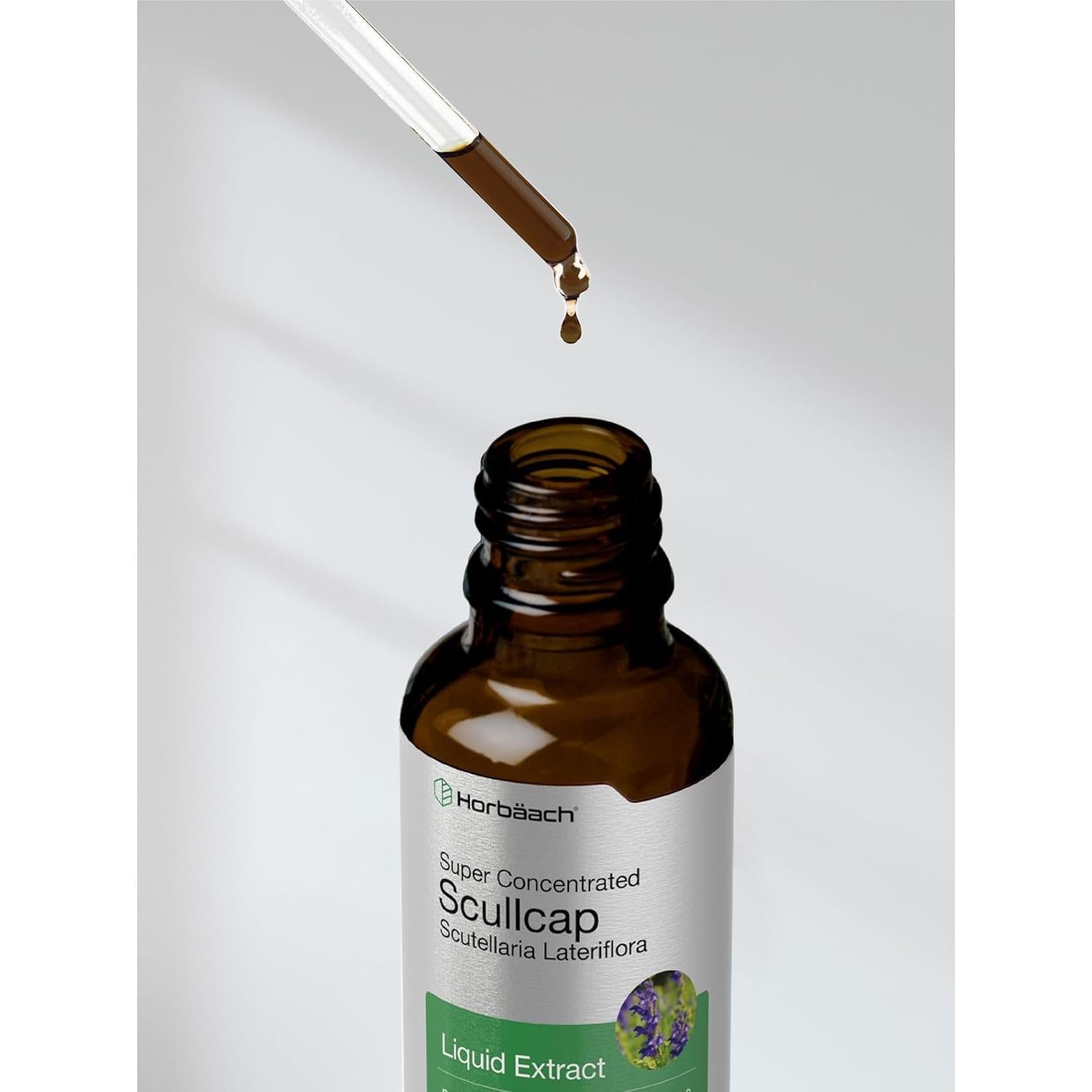Extracto Líquido de Scullcap Horbaach 59 ml Sin Alcohol