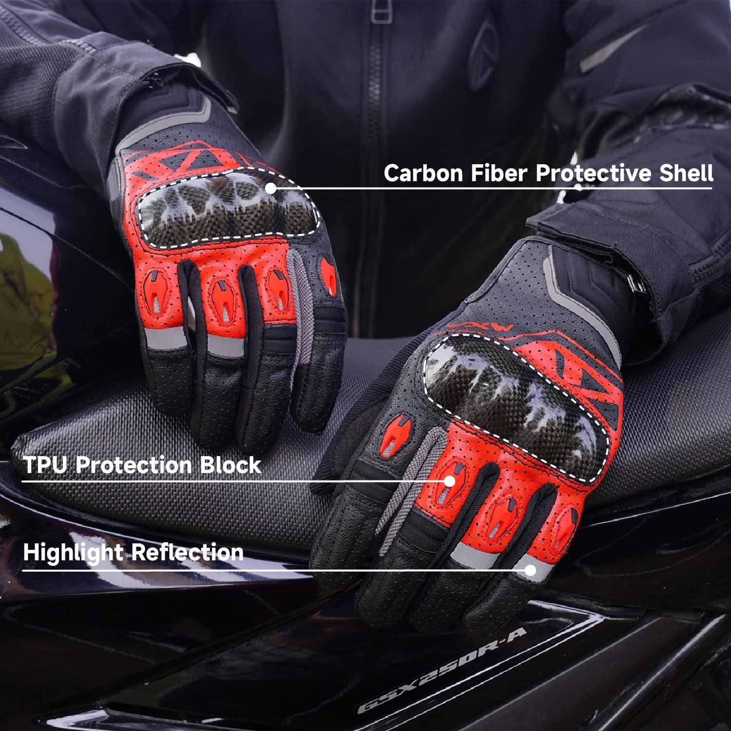 Guantes de Motocicleta VXW VMG303 Táctiles y Protectores