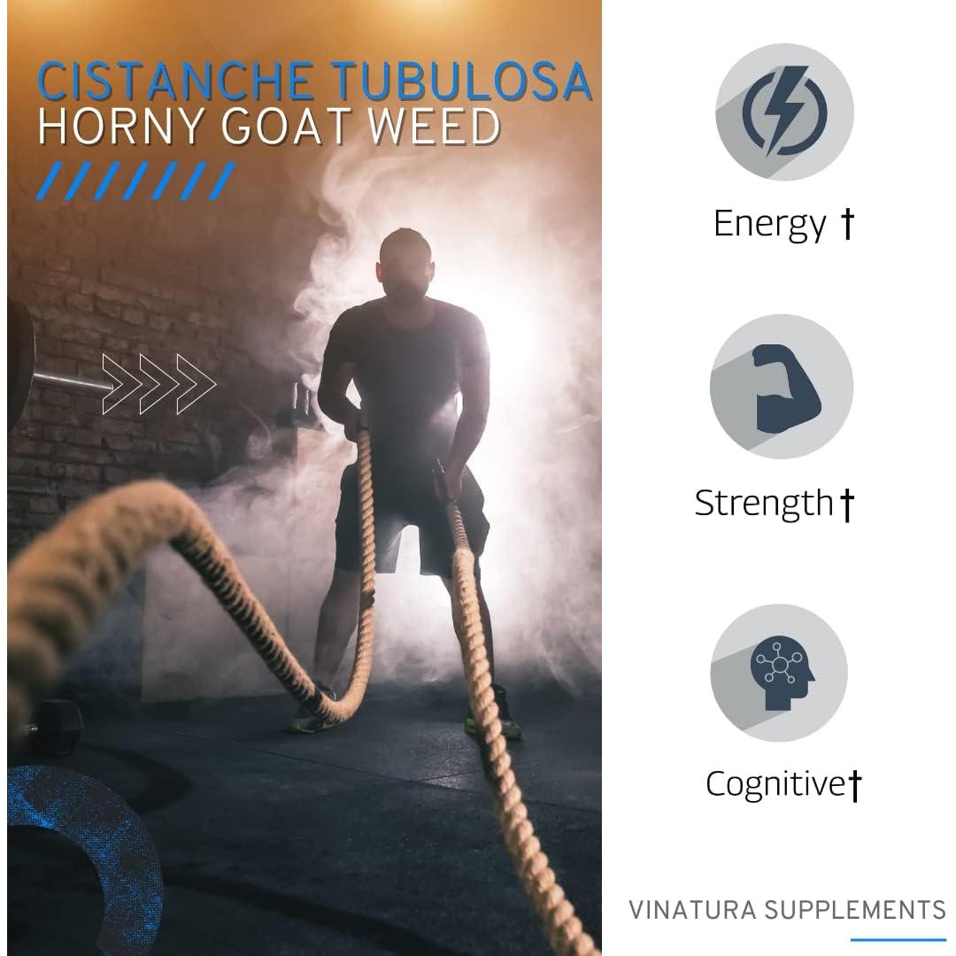 Cistanche Tubulosa y Hierba de Cabra Apasionada 1250mg - 60 Cápsulas