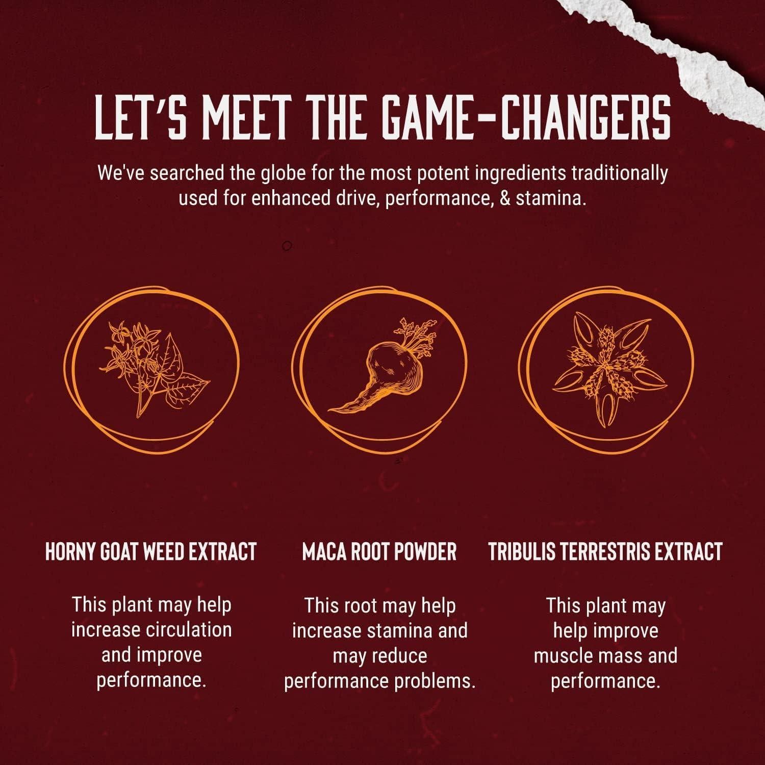 Suplemento Natural de Hierba de Cabra Excitada 1000 mg - California Products