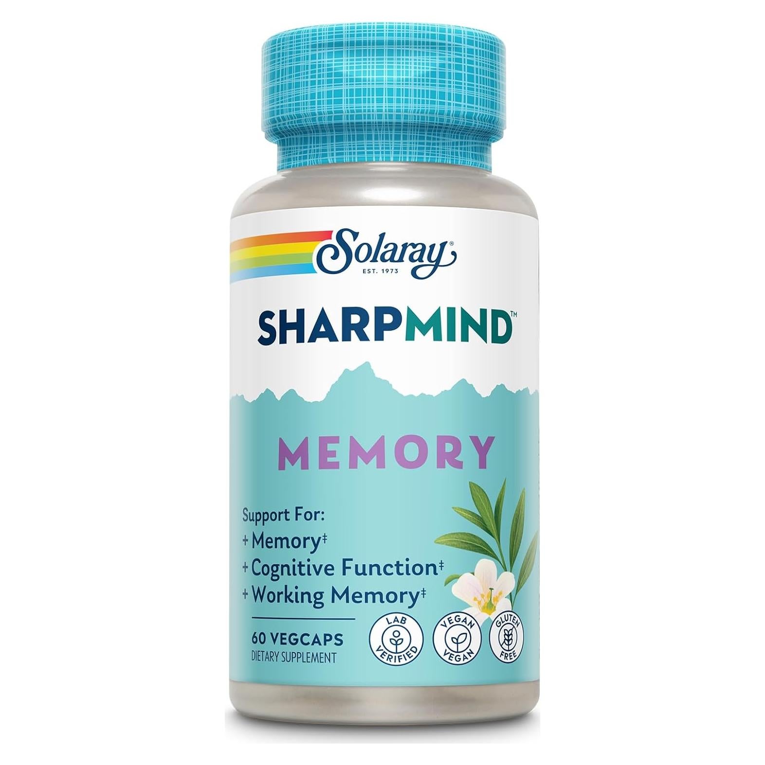 Suplemento de Memoria Solaray SharpMind - 30 VegCaps