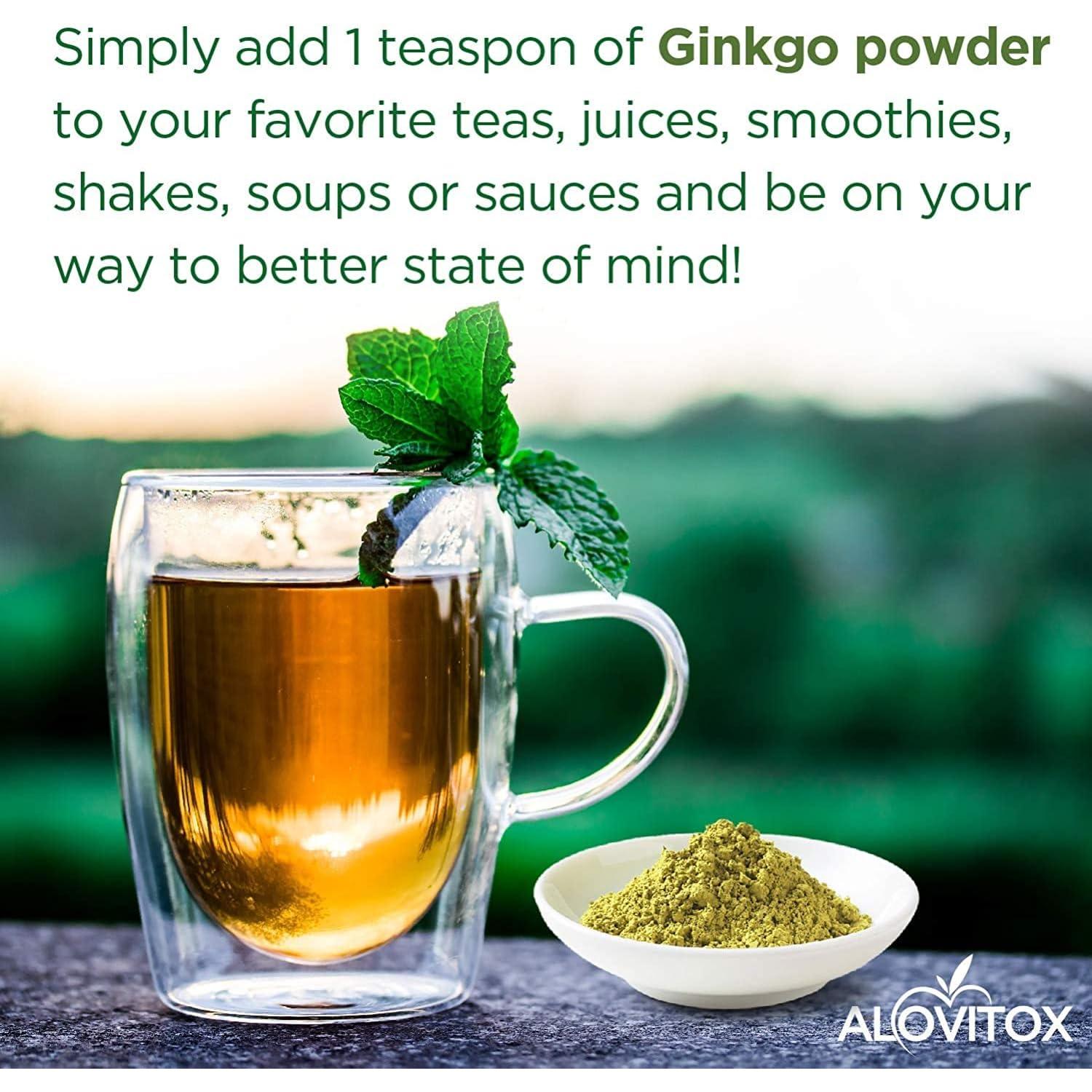 Polvo de Hoja de Ginkgo Biloba 453g La Tienda de Hierbas