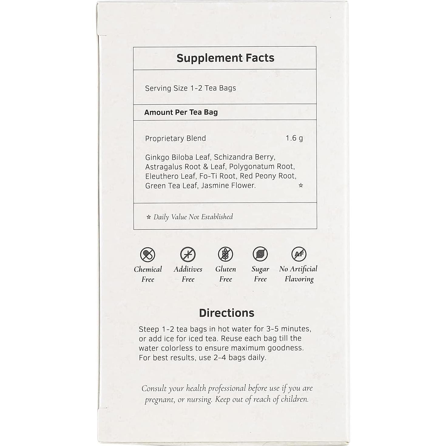 Té de Hierbas Ginkgo Biloba Health King - 20 Bolsitas