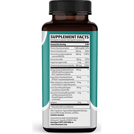 Visibili-T Fuerza Extra - Suplemento Ocular AREDS 2 - 90 Cápsulas