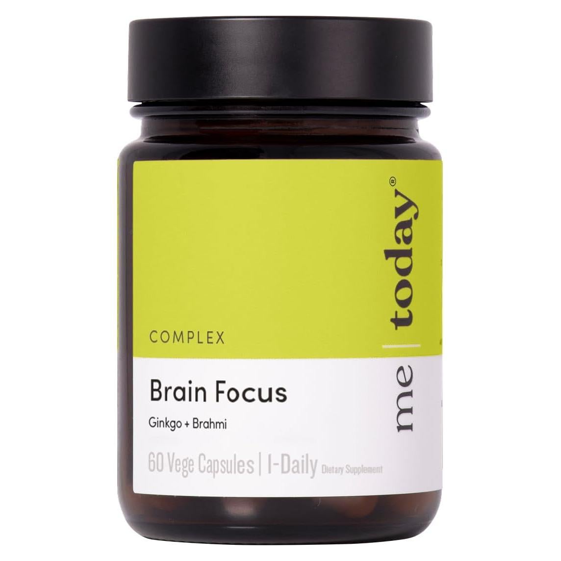 Suplemento Cerebral Vegano me today 60 Cápsulas Ginkgo Brahmi