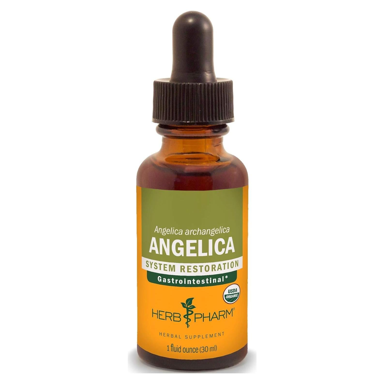 Extracto Líquido de Raíz de Angélica Orgánica Herb Pharm 30 ml