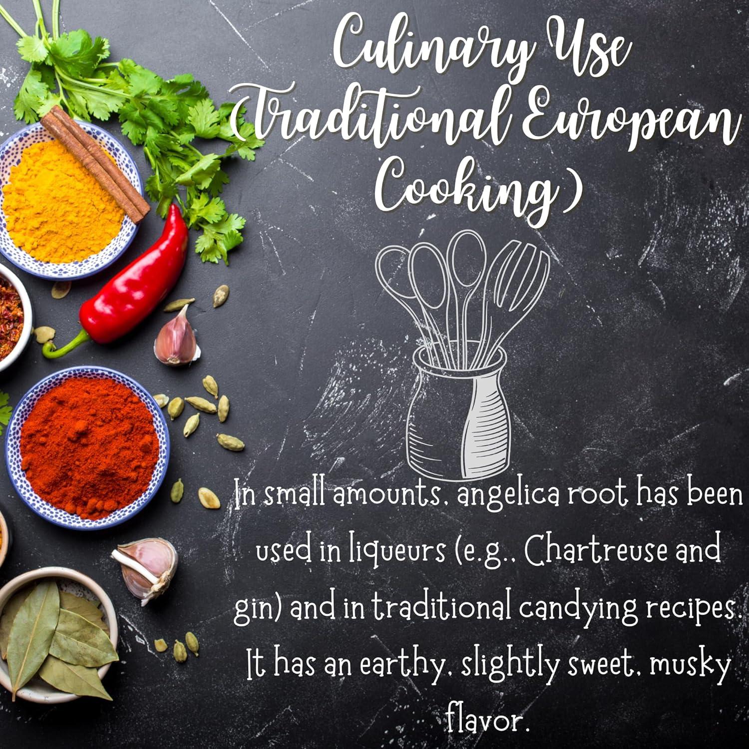 Polvo de Raíz de Angélica 100% Puro Herbs Botanica 56g