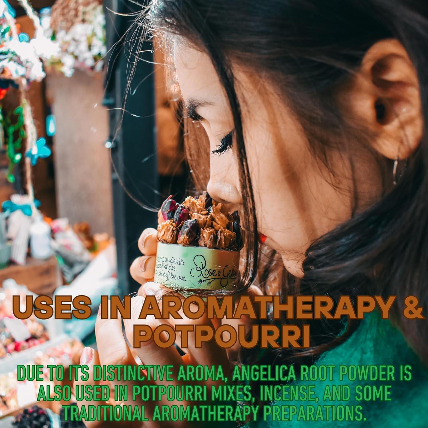 Polvo de Raíz de Angélica 100% Puro Herbs Botanica 56g