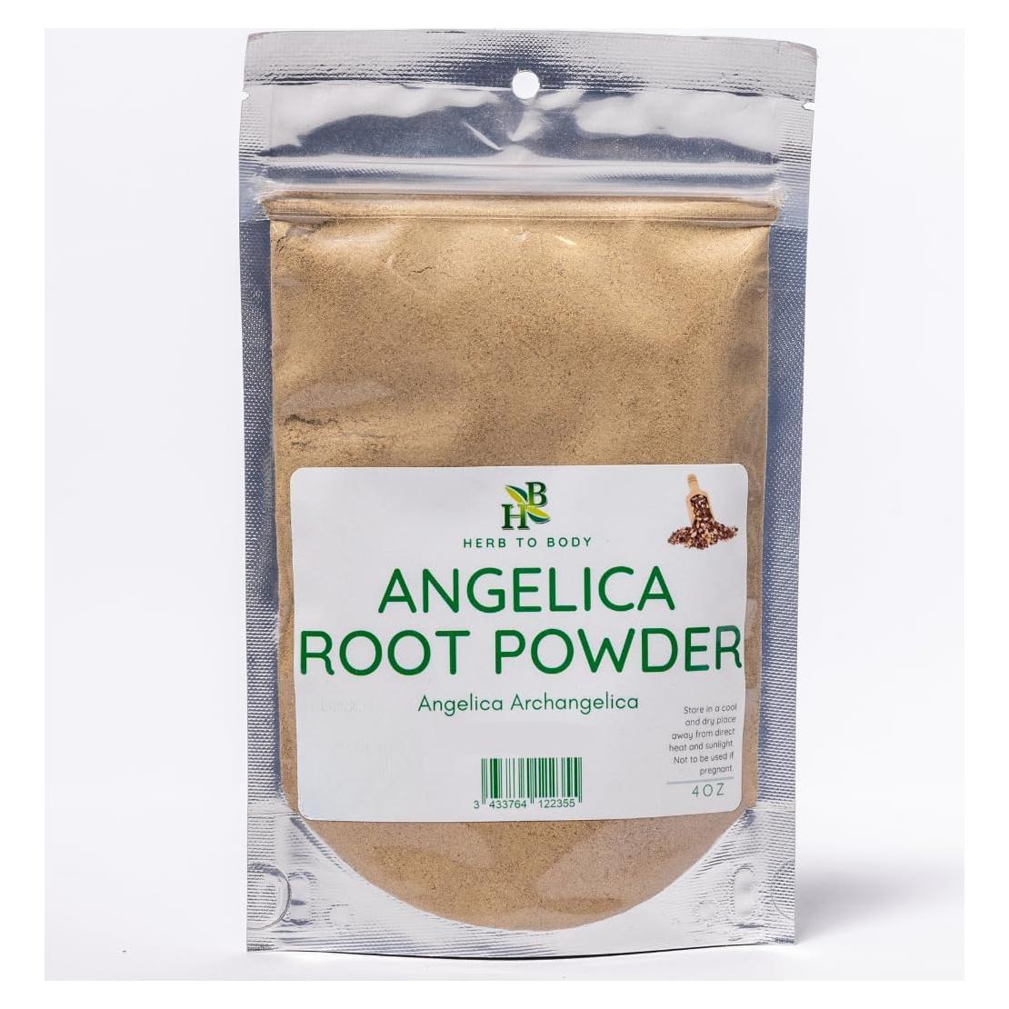 Polvo de Raíz de Angélica 113g - Herb To Body - 100% Natural