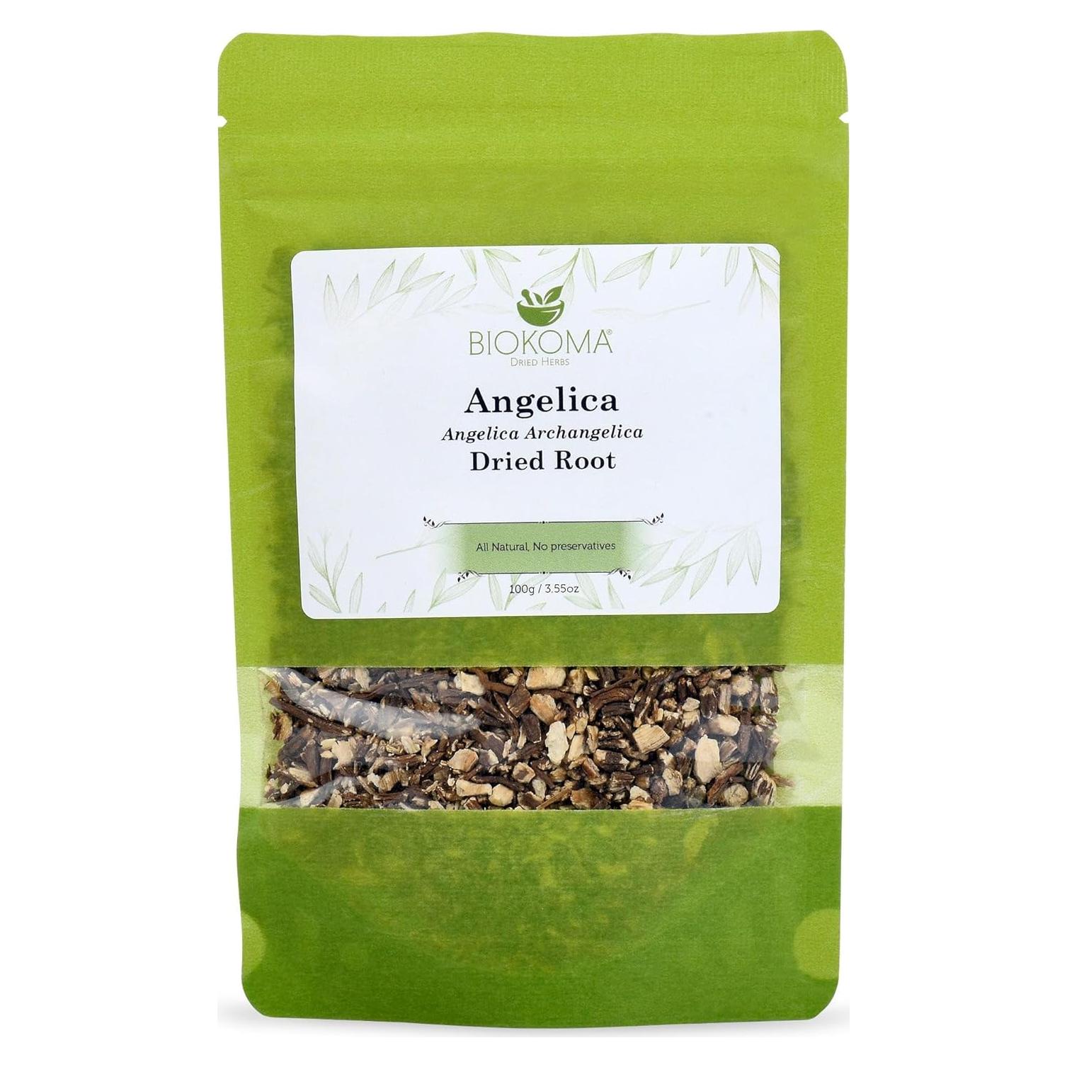 Raíz de Angélica Biokoma 100g - Té Herbal Sin Aditivos