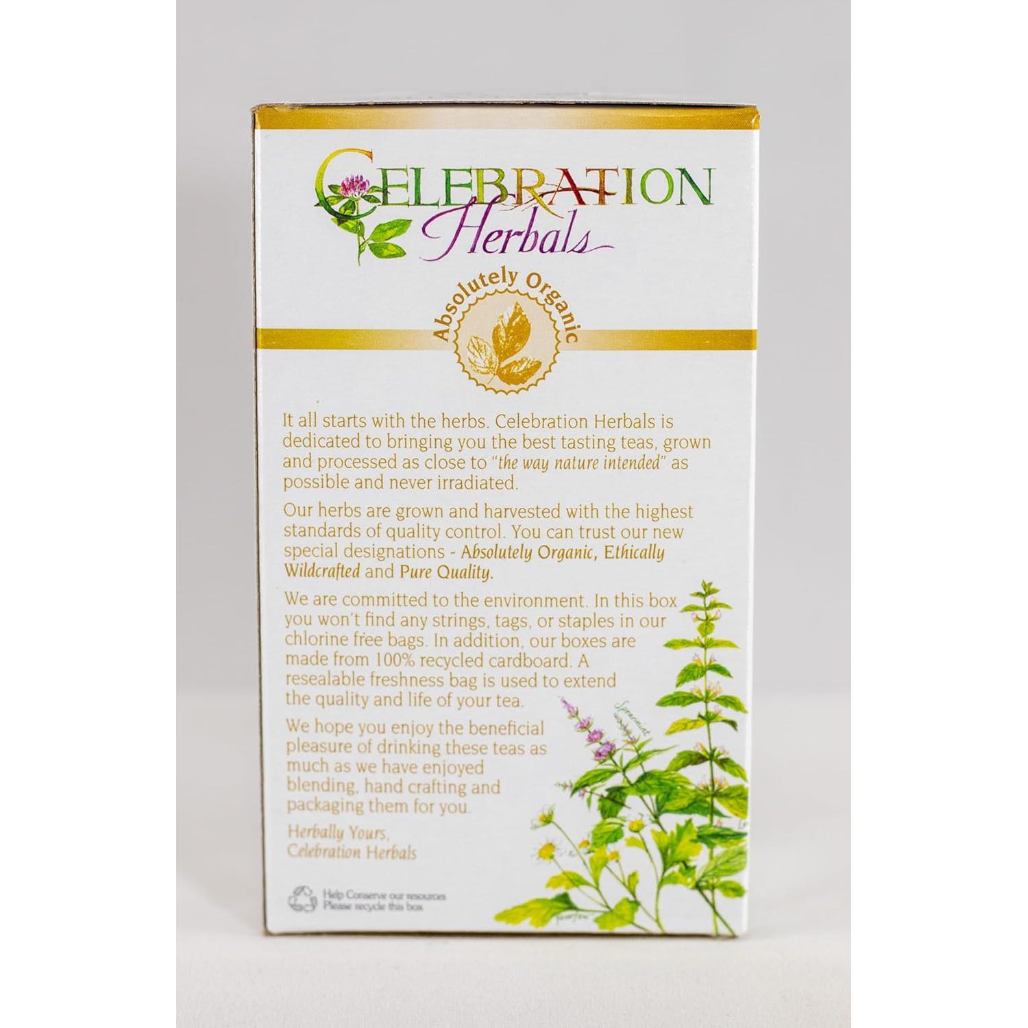 Raíz de Angélica Orgánica Celebration Herbals 24 Bolsas 0.01kg