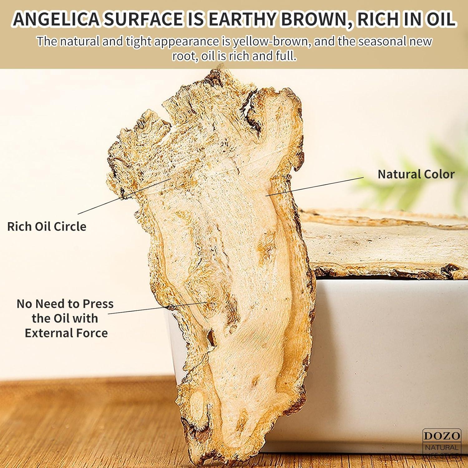 Raíz de Angelica Sinensis DOZO 300g - 100% Natural en Rodajas