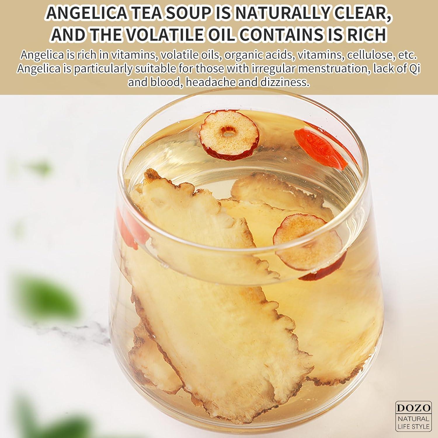 Raíz de Angelica Sinensis DOZO 300g - 100% Natural en Rodajas