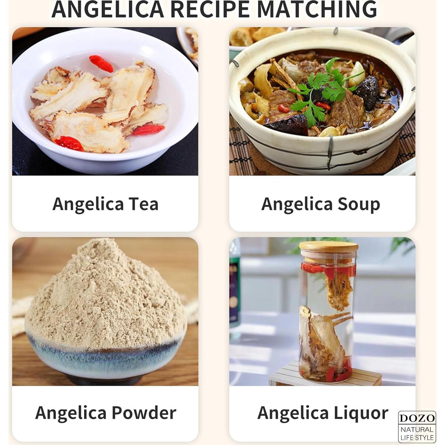 Raíz de Angelica Sinensis DOZO 300g - 100% Natural en Rodajas