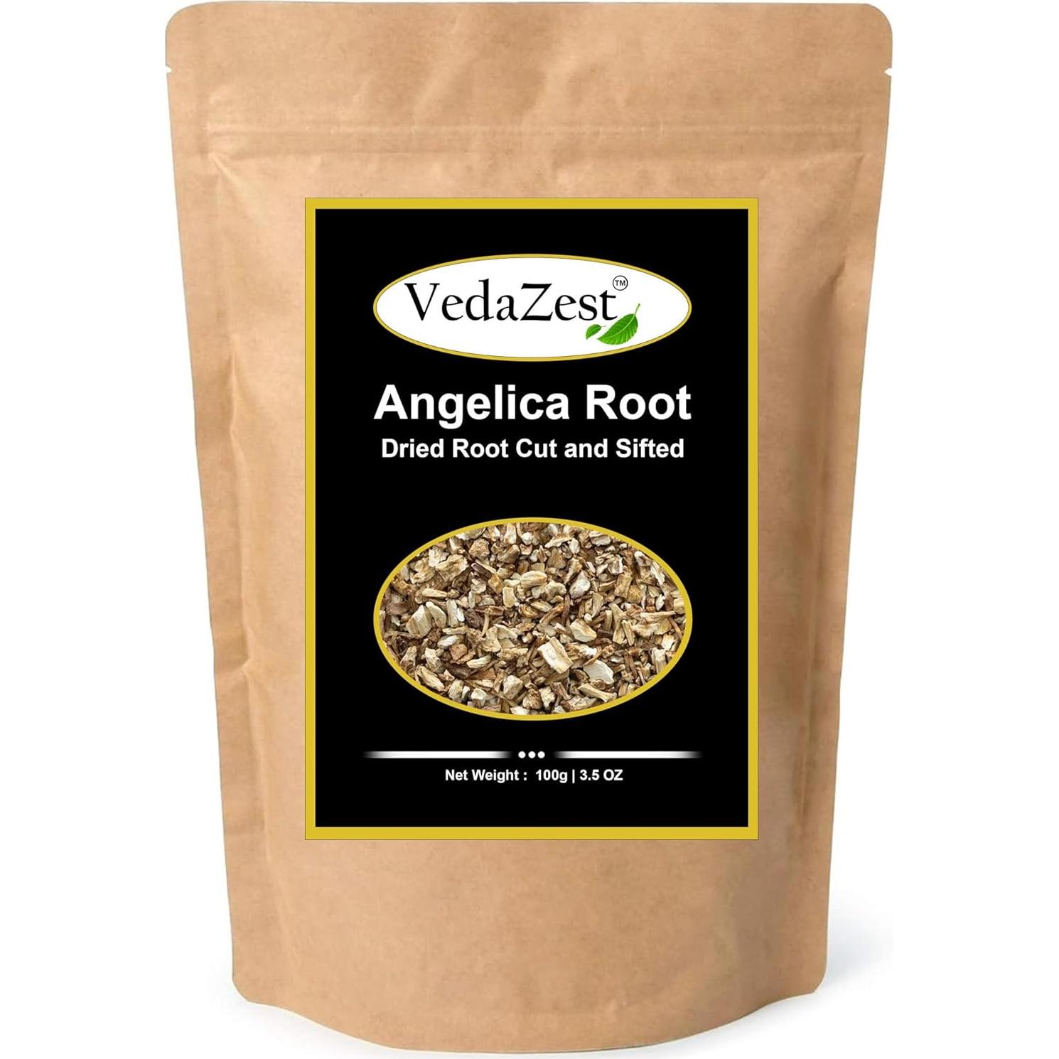 Polvo de Raíz de Angélica VedaZest 100g - Té Suelto Natural